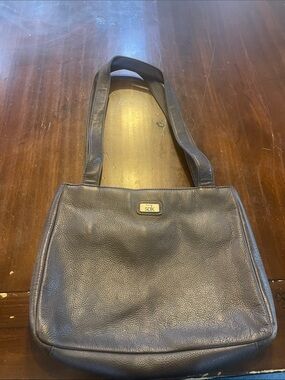 The Sak Brown Leather Messenger Shoulder Bag